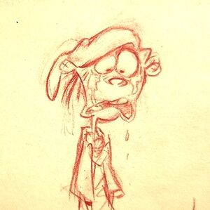 Ed Edd n Eddy "Fistful Of Ed" ROUGH STORYBOARD Drawing - Raven Molisee